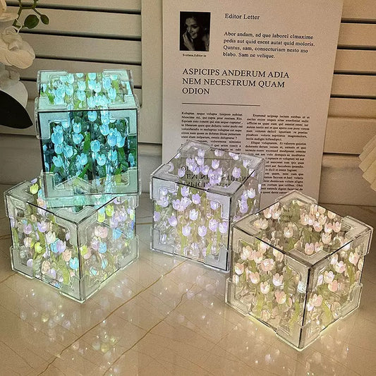 Flower lamps-Mirrored profile