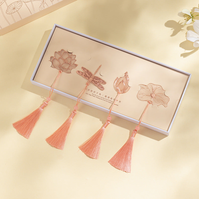 Lotus-themed bookmark