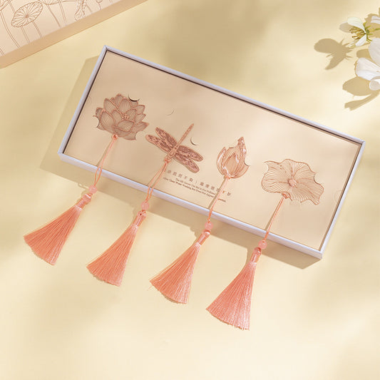 Lotus-themed bookmark