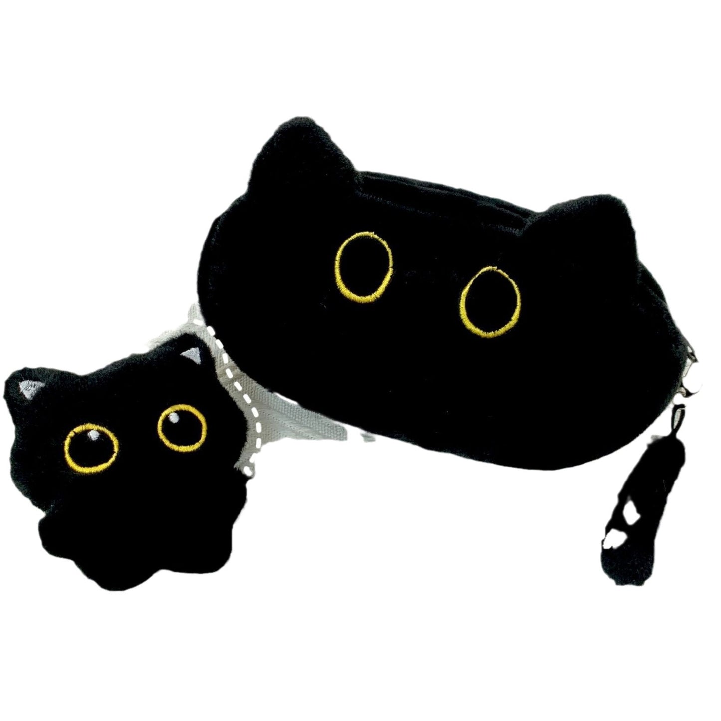 Personalised Pen Pouch-Black Cat Doll