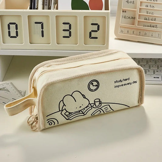 Personalised pencil case-Simple Korean style pencil case