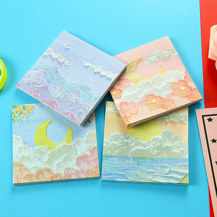 Sticky Notes - Oil Painting Style