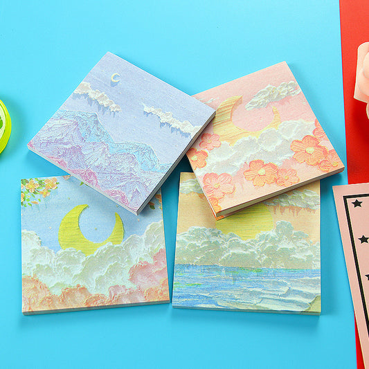 Sticky Notes - Oil Painting Style