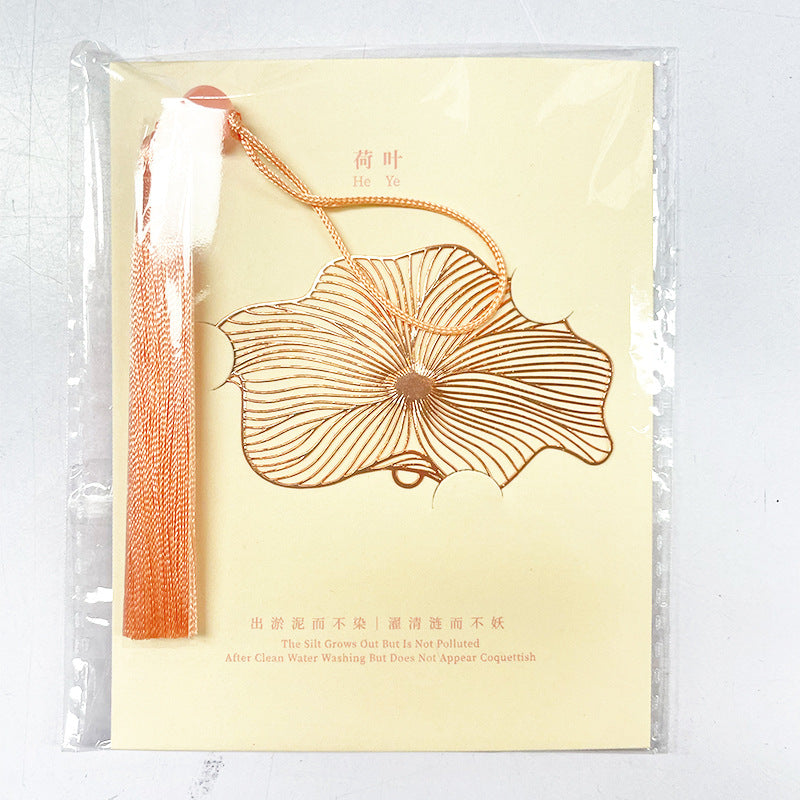 Lotus-themed bookmark