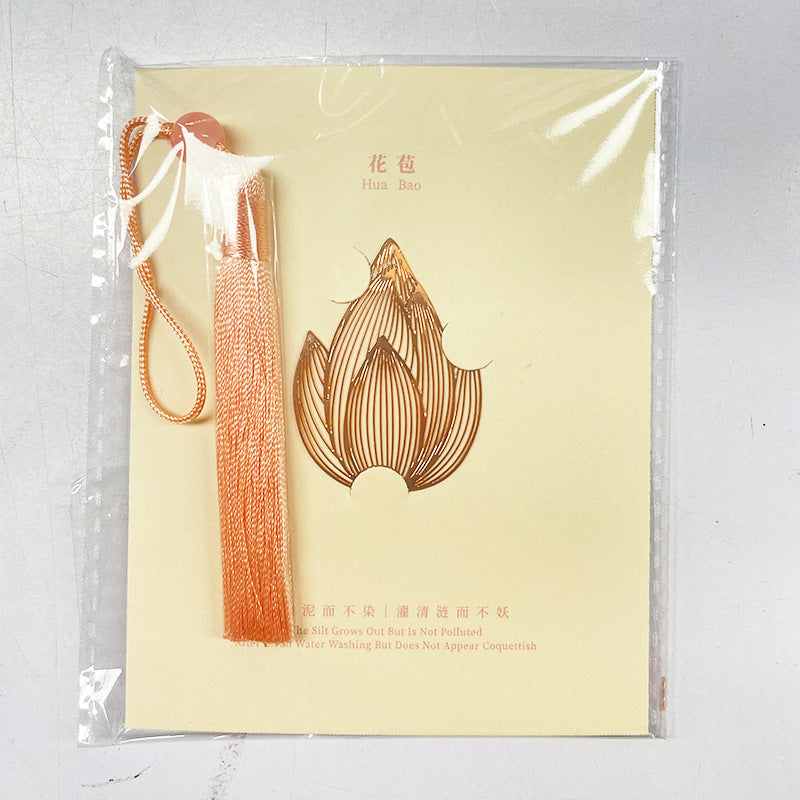 Lotus-themed bookmark
