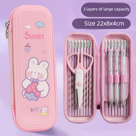 Personalised Pen Pouch-Cute Animal City