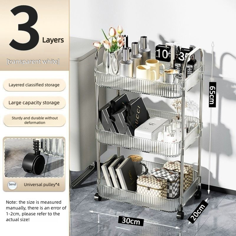 Snack trolley shelf - acrylic material