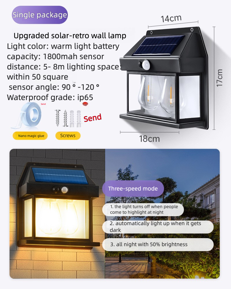 Solar garden light