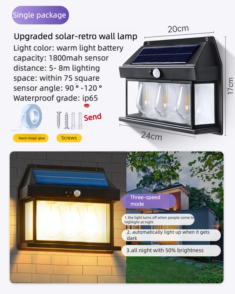 Solar garden light