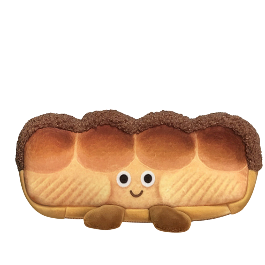 Bread shaped pencil case
