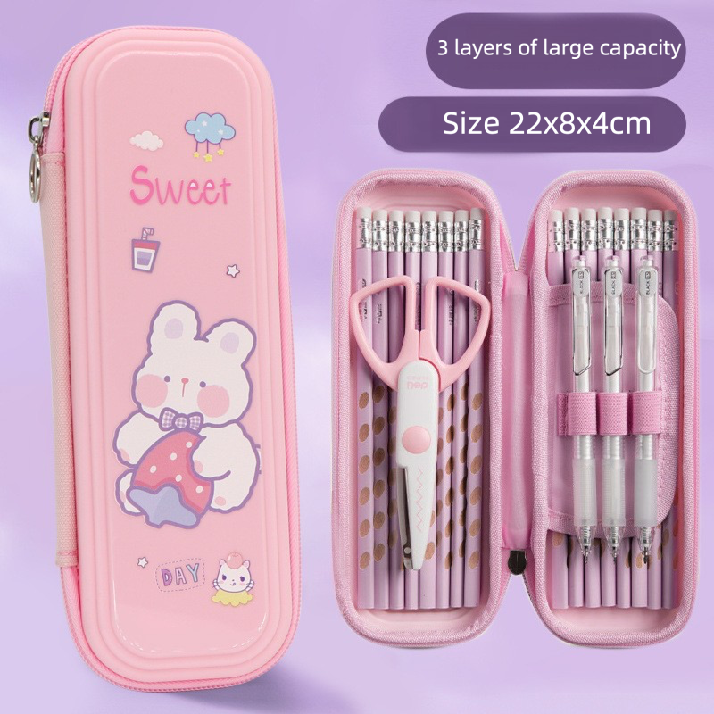 Personalised Pen Pouch-Cute Animal City