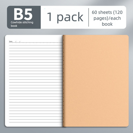 Cowhide Covered Notebook